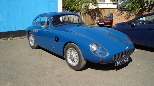 blue aston martin