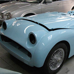 old car in for restoration